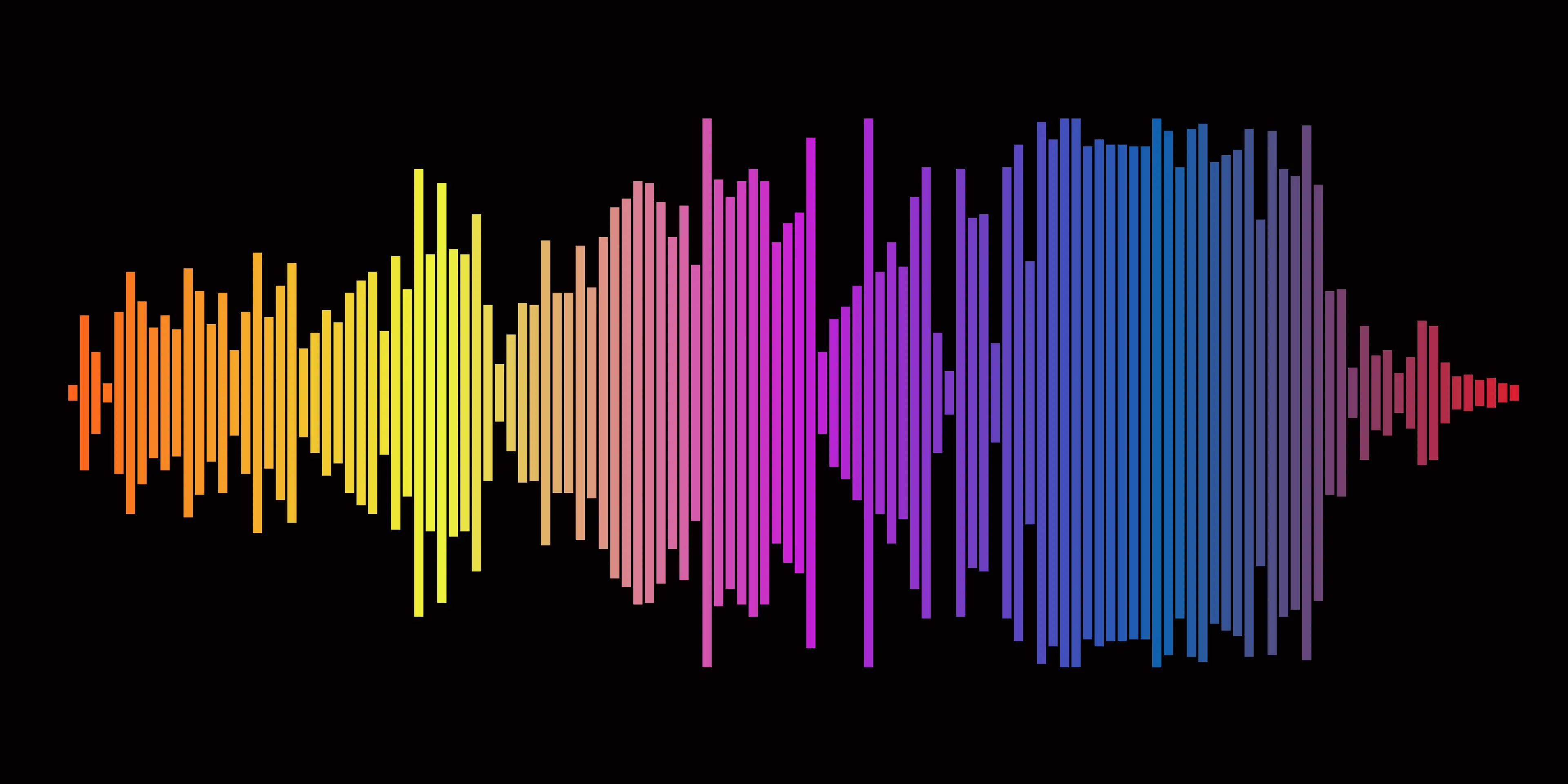 Example sound wave art